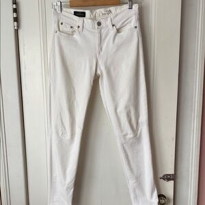 J. Crew “Toothpick” White Jeans